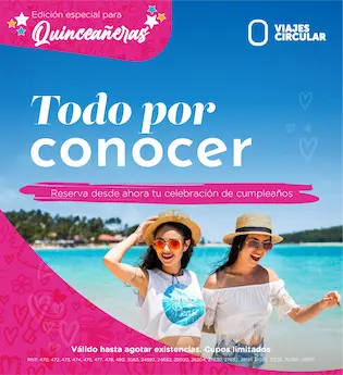 Viajes Circular: catálogo quinceañeras